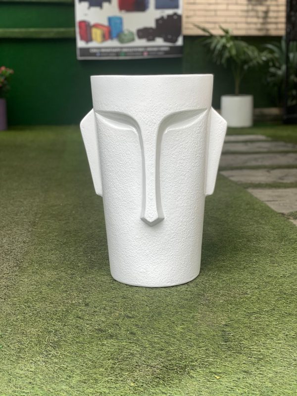 55cm Linear Face Fiberglass flower Pot