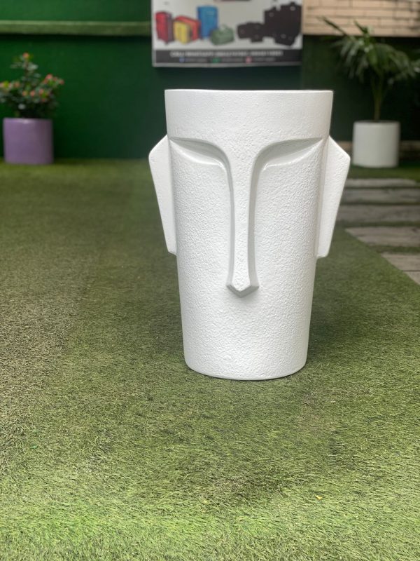 55cm Linear Face Fiberglass flower Pot