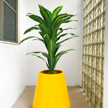 110cm Artificial dracaena plant potted with deluxe pot