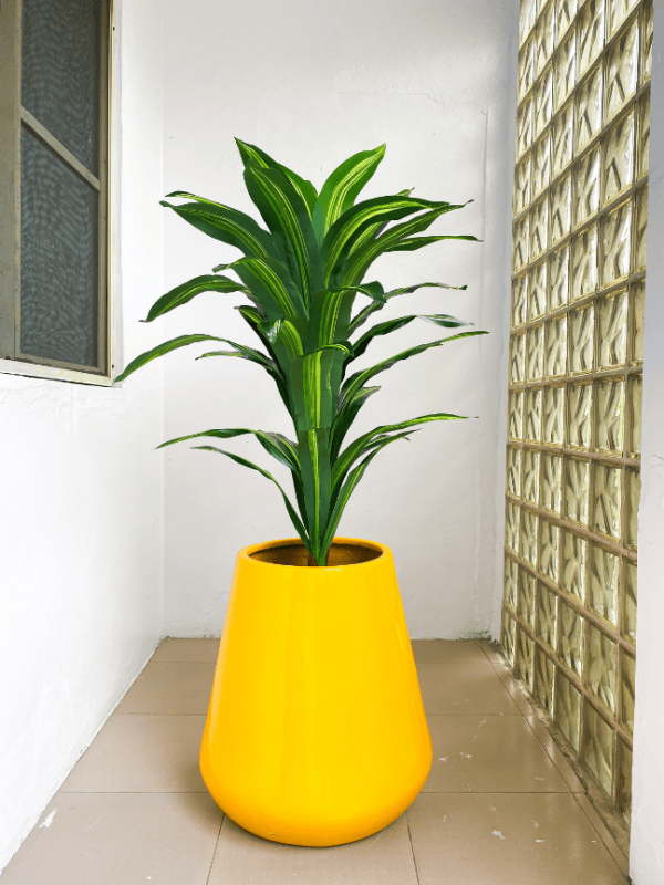 110cm Artificial dracaena plant potted with deluxe pot