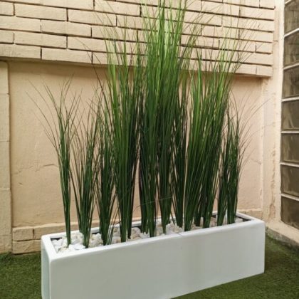 artificial-grass-plant-potted-with-25cm-x-100cm-trough-fiberglass-planter