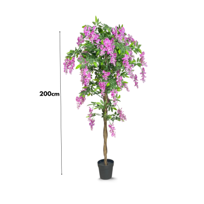 Artificial Wisteria Tree Plant – Elegant Faux Floral Decor for Events and Homes