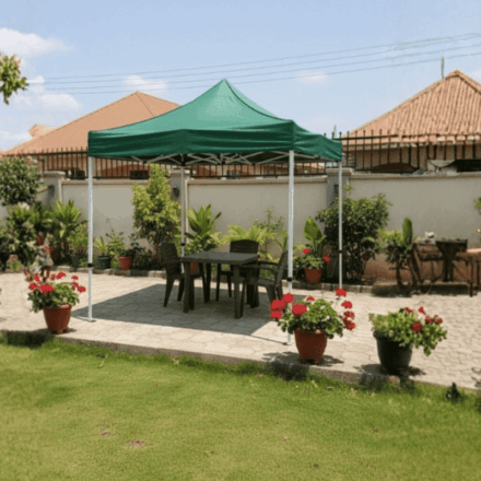 10ft x 10ft Mendels Foldable Canopy Tent – Heavy Duty Outdoor Pop Up Shelter