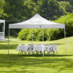 10ft x 10ft Mendels Foldable Canopy Tent – Heavy Duty Outdoor Pop Up Shelter
