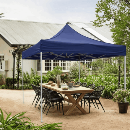 10ft x 10ft Mendels Foldable Canopy Tent – Heavy Duty Outdoor Pop Up Shelter