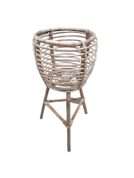 Wicker Weaved Basket for Artificial Plants | 74cm Height - Image 2