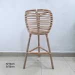 Wicker Weaved Basket for Artificial Plants | 74cm Height - Image 3