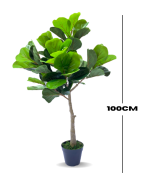 ARTIFICIAL FIDDLE LEAF PLANTS FOR INDOOR/OUTDOOR DESIGN