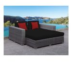 Roslindale 2 Piece Patio Daybed with Cushions - Brown - Image 2