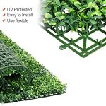 60cm x 40cm Boxwood Artificial Wall Plant - Image 7