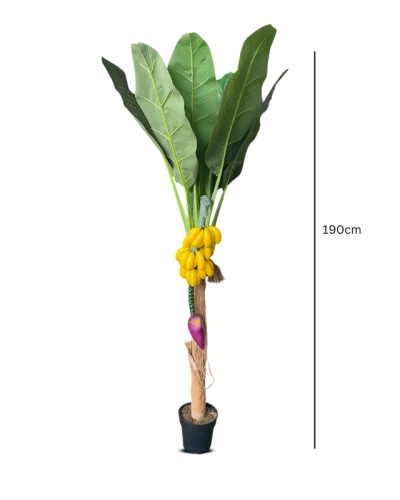 Artificial Banana Tree/Fruits - 190cm