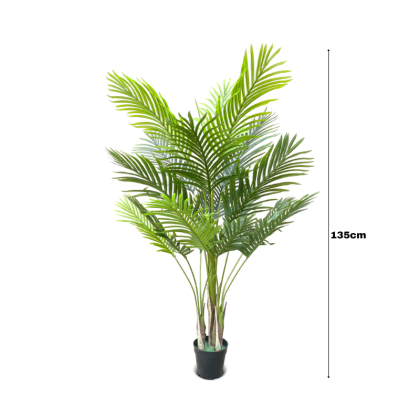 Artificial 3-Stems Palm Plant - 135cm