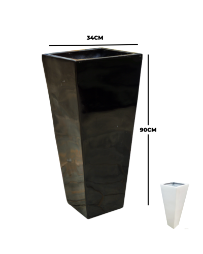 TAPERED FIBERGLASS FLOWER PLANTERS - (MEDIUM SIZE)