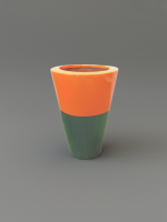 CONE FIBERGLASS FLOWER POTS FOR OUTDOOR DECOR