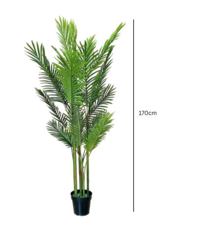 Artificial Six Stems Palm Tree Plant - 170cm