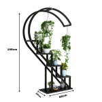 Aesthetic metal flower stand - 146cm perfect for any interior or exterior decorations
