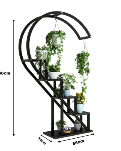 Aesthetic metal flower stand - 146cm perfect for any interior or exterior decorations