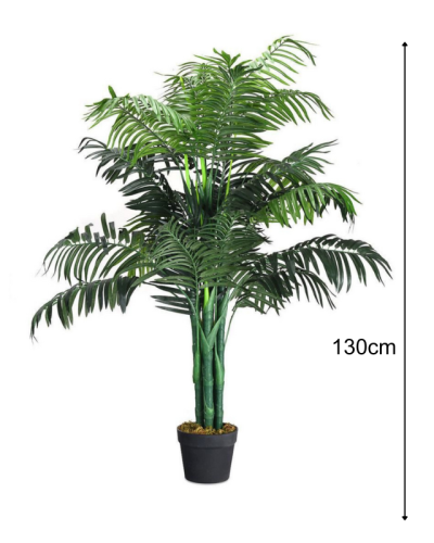 Artificial Dark Palm Plant Tree 130cm