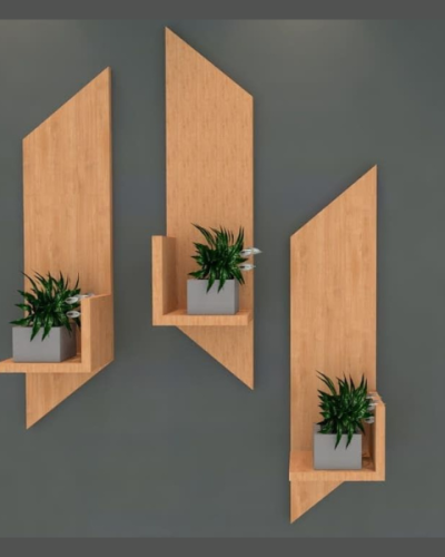 Hanging Wooden Flower Vases for Home, Office, Hotel And Event Decoration