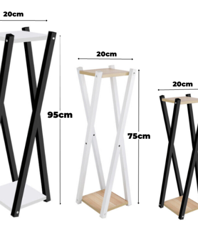 Rack small metal flower stand