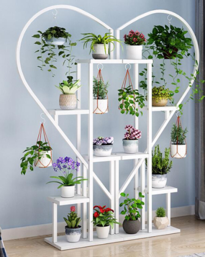 Metal Racks For Indoor Flower Decoration And Storage