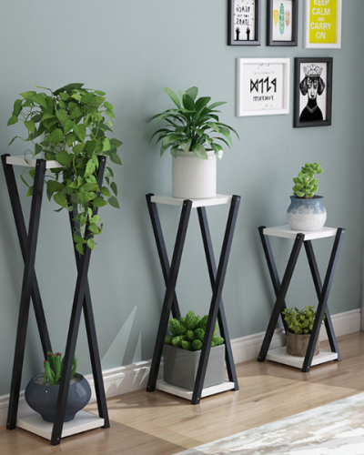 Rack small metal flower stand