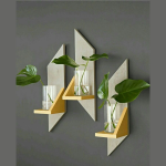 Hanging Wooden Flower Vases for Home, Office, Hotel And Event Decoration