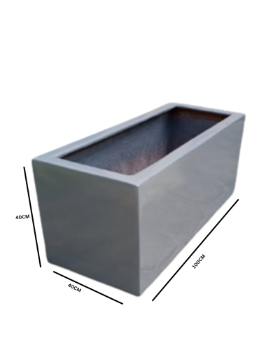 TALL TROUGH FIBERGLASS PLANTERS FOR NATURAL PLANTS