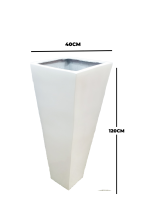 Tapered Fiberglass Flower Pot - 120cm