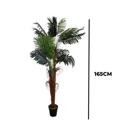 Artificial Single Stem Sheath Palm Tree - 165cm