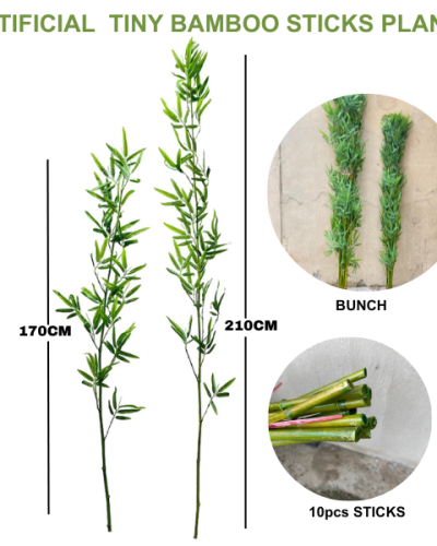 Artificial Tiny Bamboo Sticks Plants/Trees | Fake Plants Wholesales