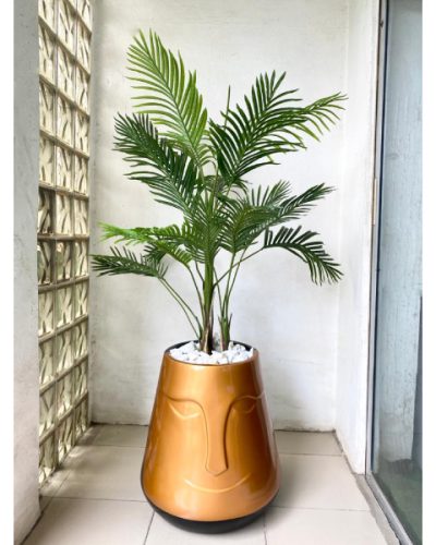 Artificial Plants/Flowers And Fiberglass Pot | Combo Of Fake Plants