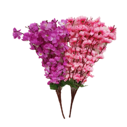 Artificial Cherry Blossom Flowers | Colorful Interior Flowers Decor