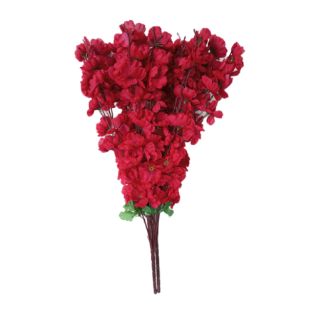 Artificial Cherry Blossom Flowers | Colorful Interior Flowers Decor