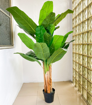Artificial Three Stem Banana Tree Plants - 1750cm