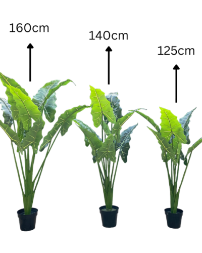 Cocoyam Artificial Plants/Flower For Indoor Home, Office Decorations