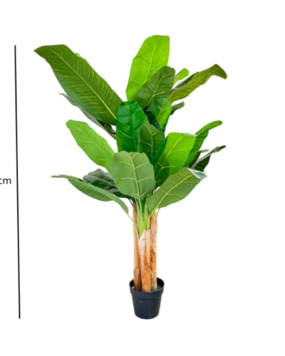 Artificial Three Stem Banana Tree Plants - 175cm