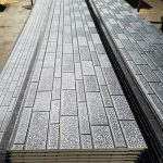 Sandwich Wall Panel | Grey Small Brick Pattern - Image 2