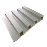 WPC Fluted Wall Panel | Luxury Silver