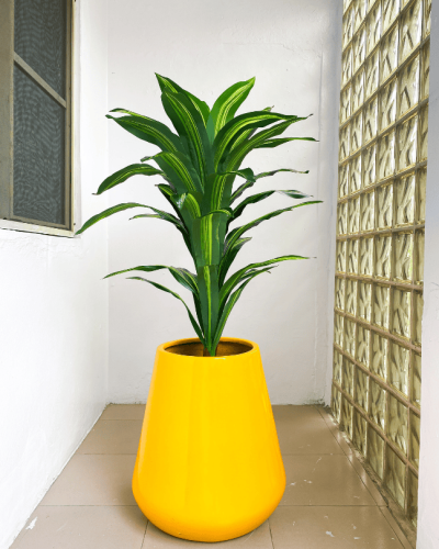 110cm Artificial dracaena plant potted with deluxe pot