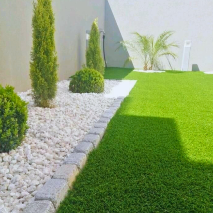 decorative white stones