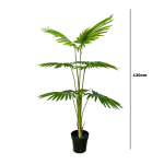 Artificial Fan Palm Plant Tree - 130cm