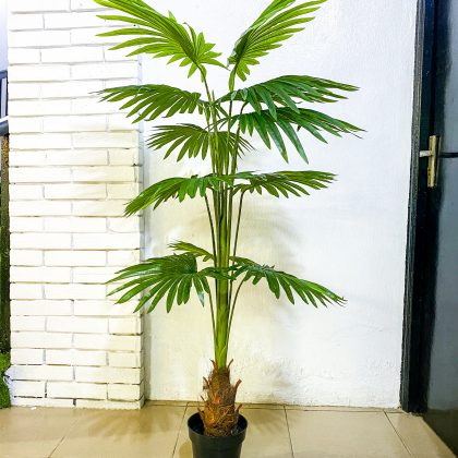 Artificial Mesh Fan Palm Tree Plants - 160cm