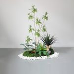 Hotel Landscaping Design with Decorative Moss and White Stones –  Indoor Décor - Image 8