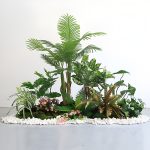 Hotel Landscaping Design with Decorative Moss and White Stones –  Indoor Décor - Image 4