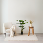 Elegant Cocoyam Plant with Dark Leaves – 130cm Indoor Artificial Plant for Stylish Decor - Image 3