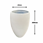 Classic Fiberglass Pot – Small to XL Sizes for Elegant Plant Display - Image 2