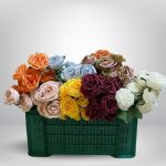 9 Heads Bouquet Camellia Artificial Flowers | Wedding and Home Decoration Floral setup Roses (PN-2)