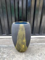 Classic Vase 60cm (Rustic Design) Fiberglass Planter for Timeless Décor - Image 2