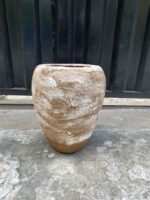 Apple Fiberglass Vase 40cm (Rustic Design) Decorative Planter in Nigeria - Image 2